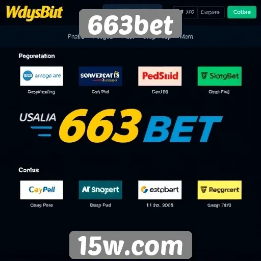Opções de pagamento disponíveis na plataforma 663bet